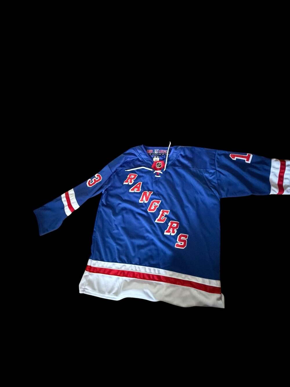 Fanatics Authentic Pro New York Rangers Hockey Jersey Size 60